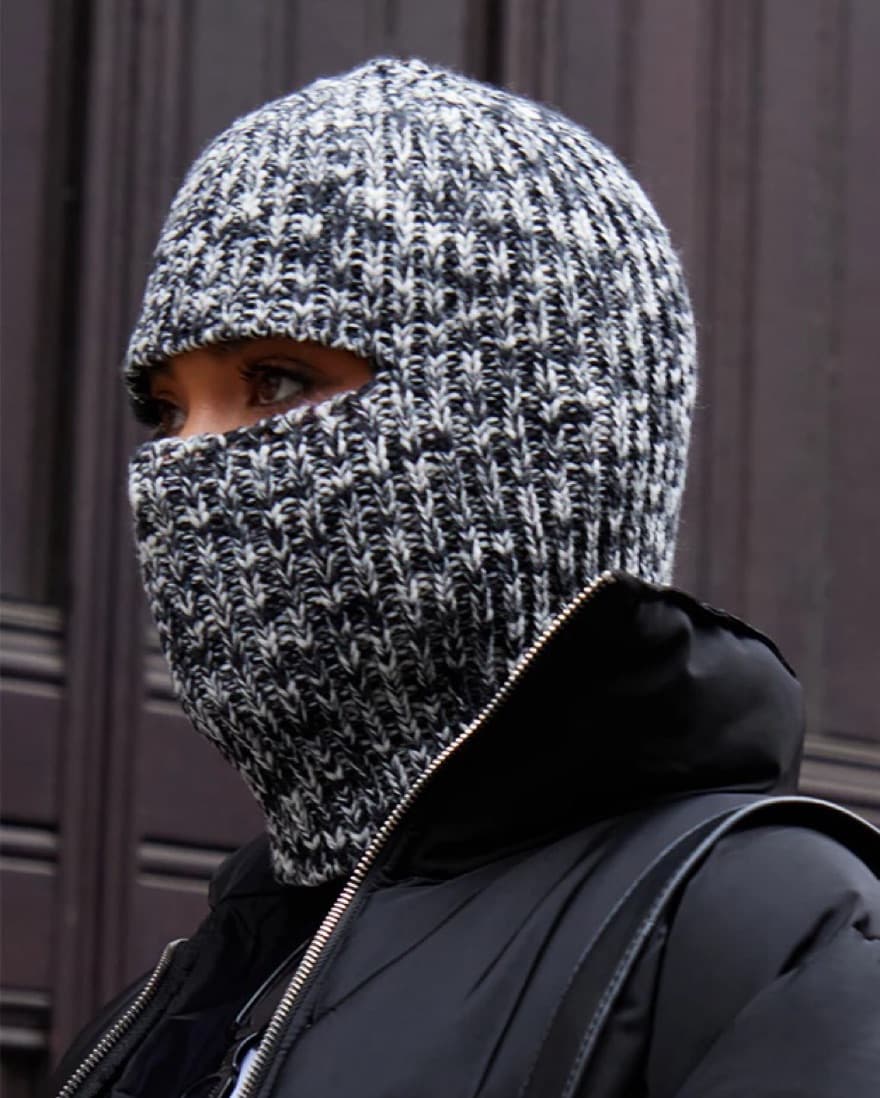 PLT Monochrome Speckled Balaclava - Image 1