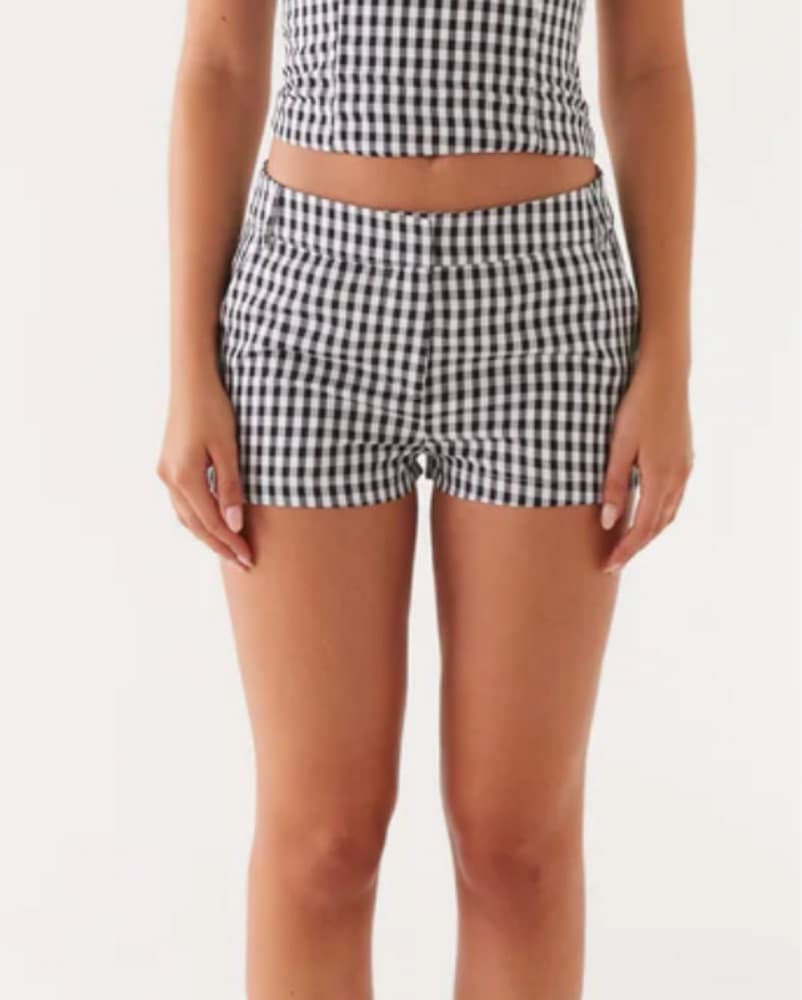 Gingham Matching Tank And shorts Set - Image 4