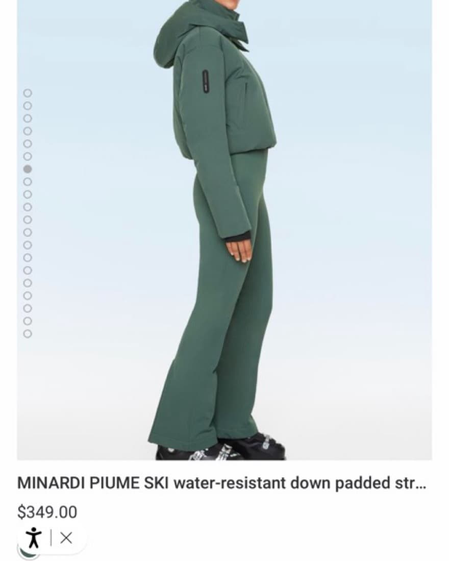 Minardi Piumeskie Water-Resistant Down Padded Snow Suit - Image 3