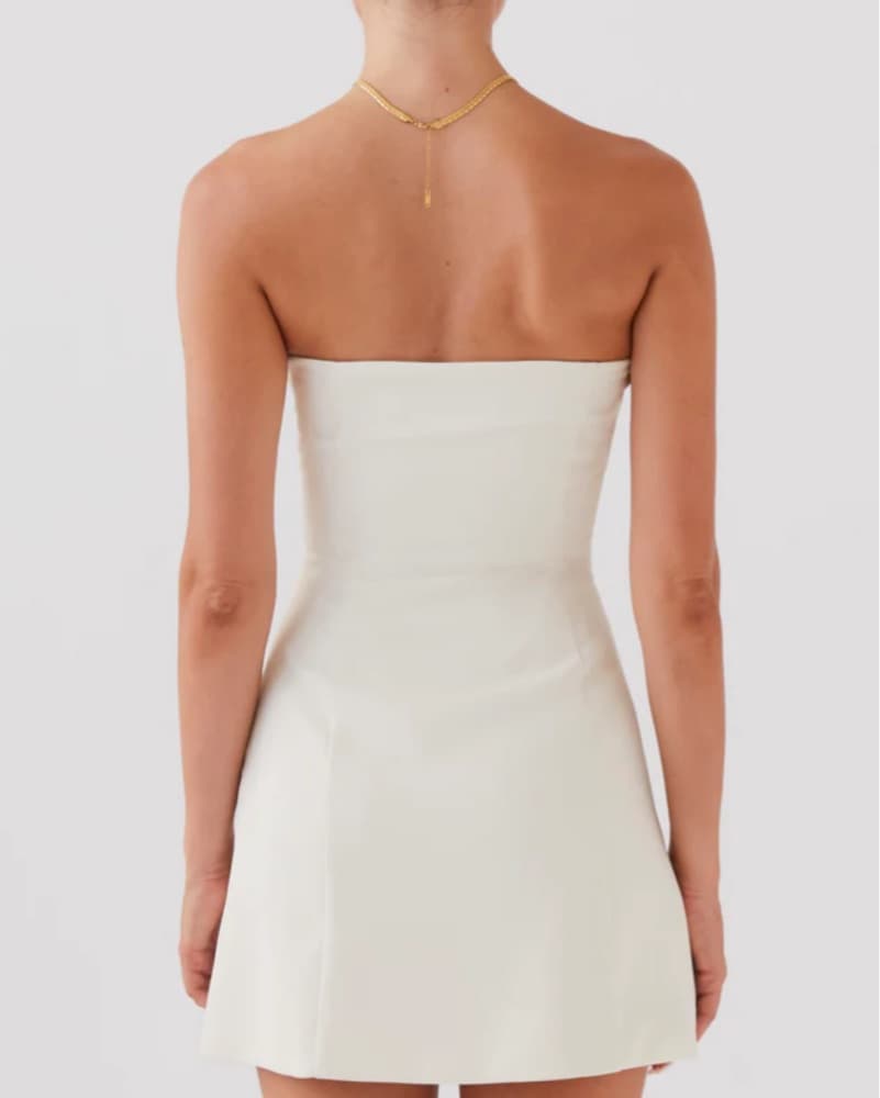 Peppermayo White Strapless Mini - Image 2