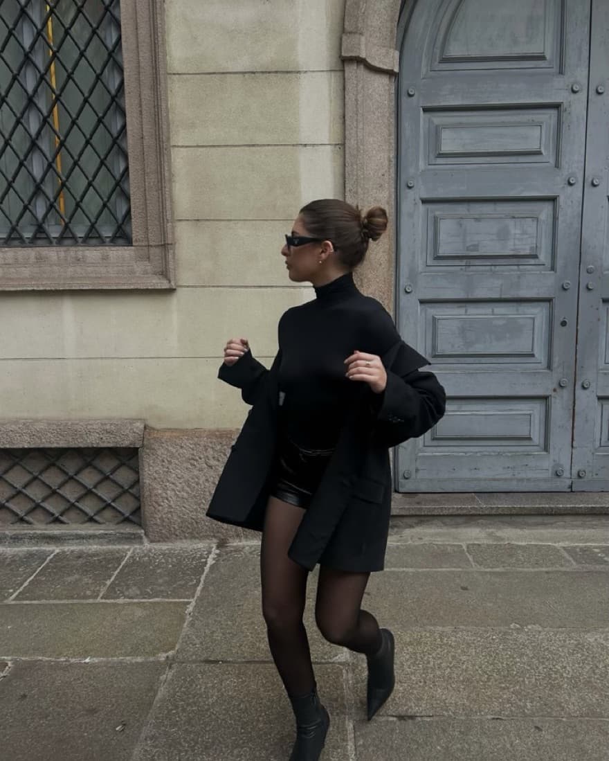 Oversized Black Blazer  - Image 1