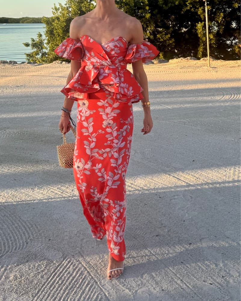 Johanna Ortiz Floral Maxi Dress - Image 1