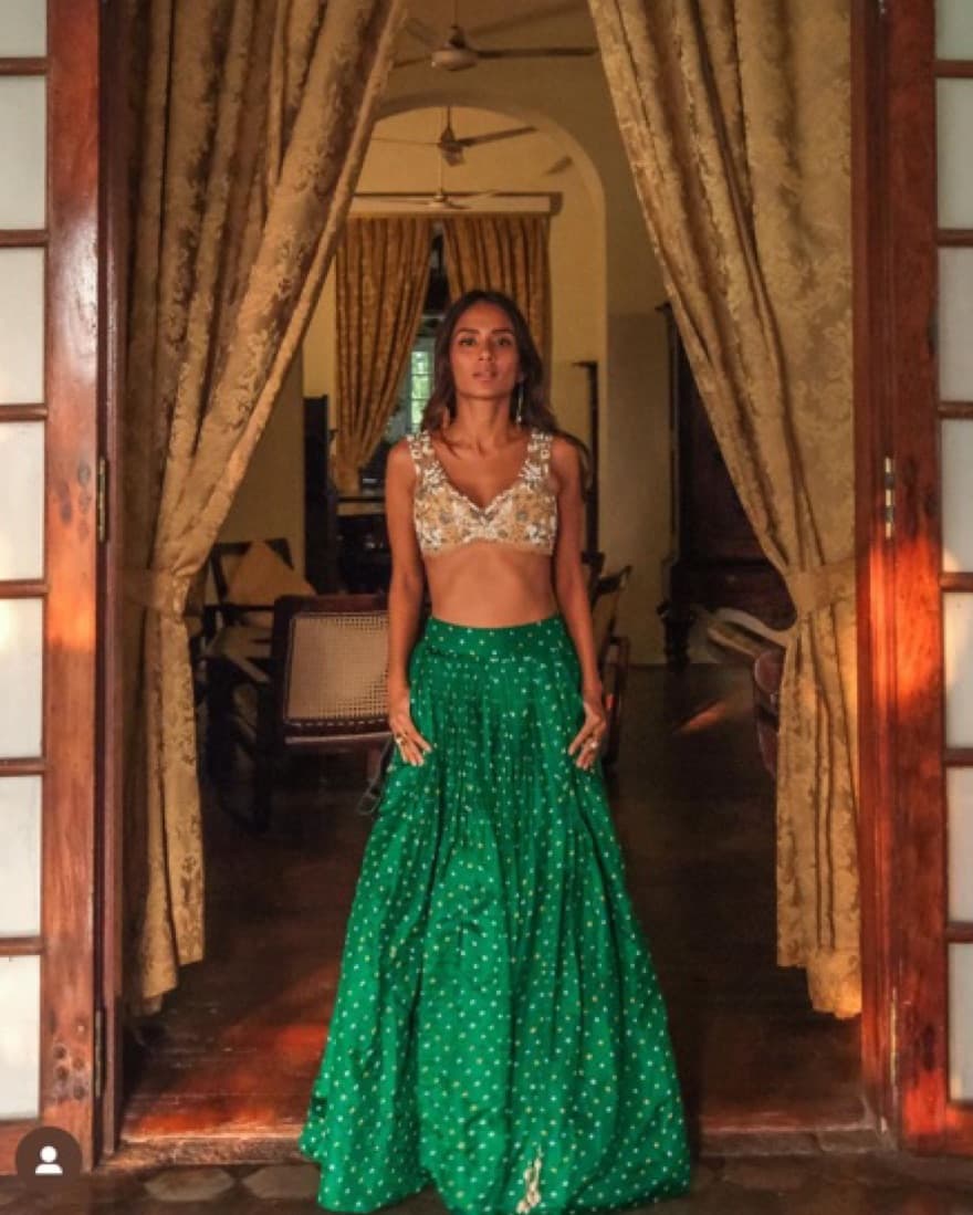 Indian Wedding Guest Lehenga Skirt Top  - Image 1