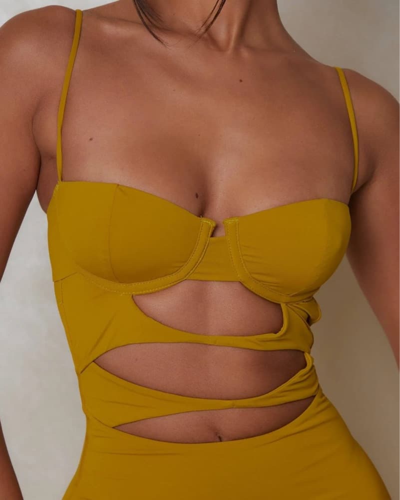 Stunning Cutout Mini Dress - Image 2