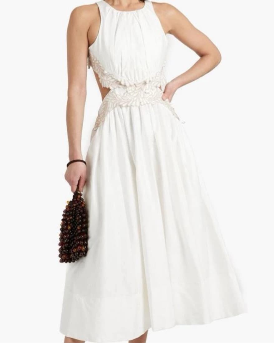 Aje Open Back Midi Dress - Image 1
