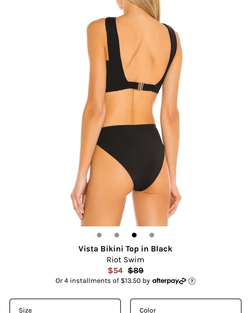 Revolve Black Bikini Set - Image 2
