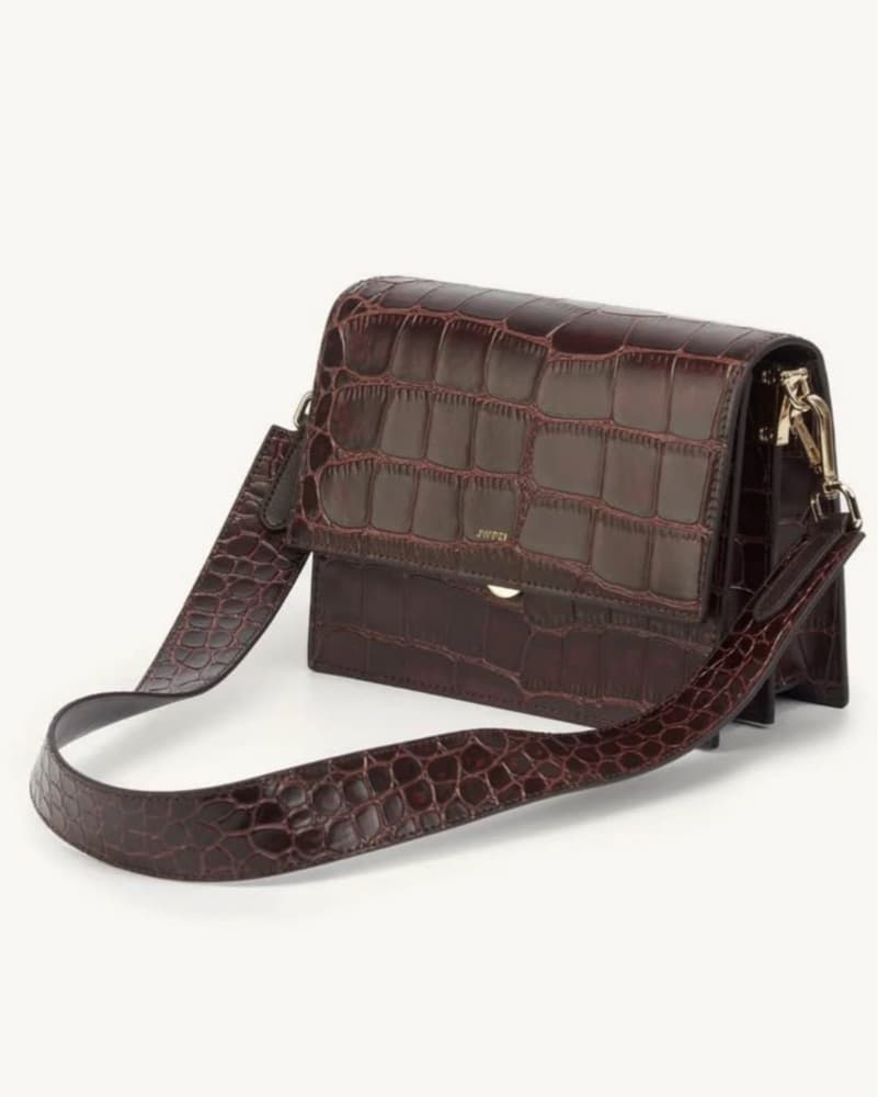 JW Pei Brown Croc Purse (never Used)  - Image 1