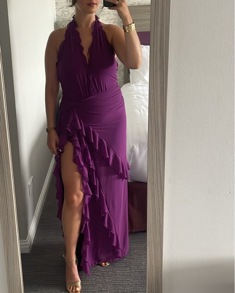 Celenia Maxi Dress Purple NBD Revolve - Image 2