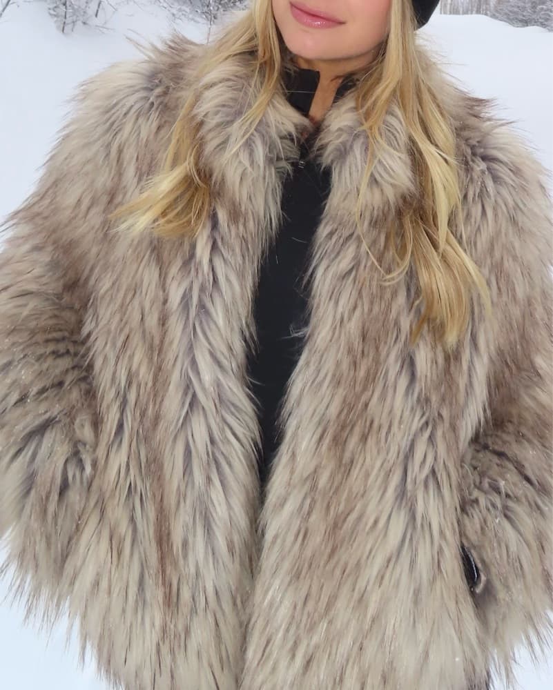 Faux Fur Jacket - Image 3