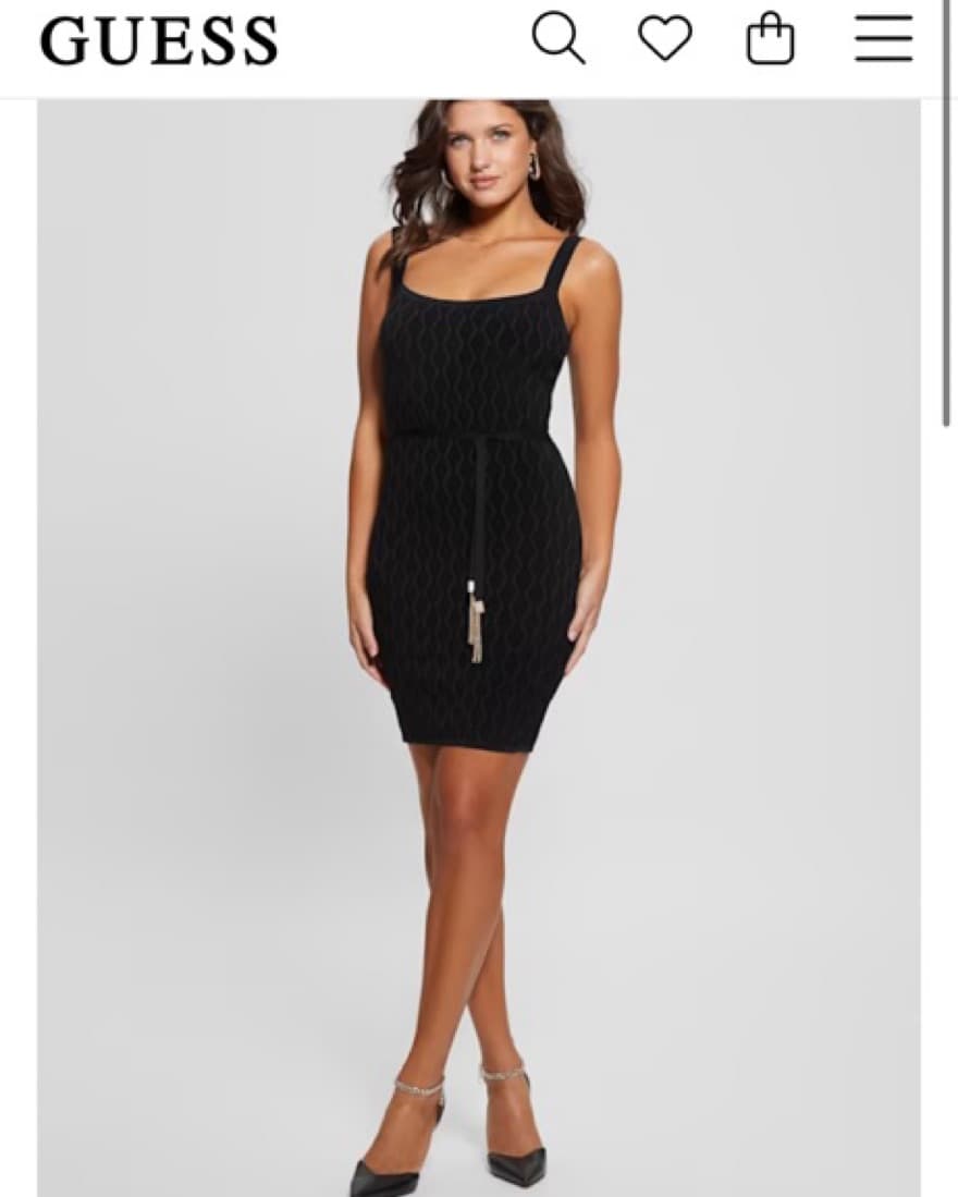 Genna Diamond Knit Sweater Dress - Image 2