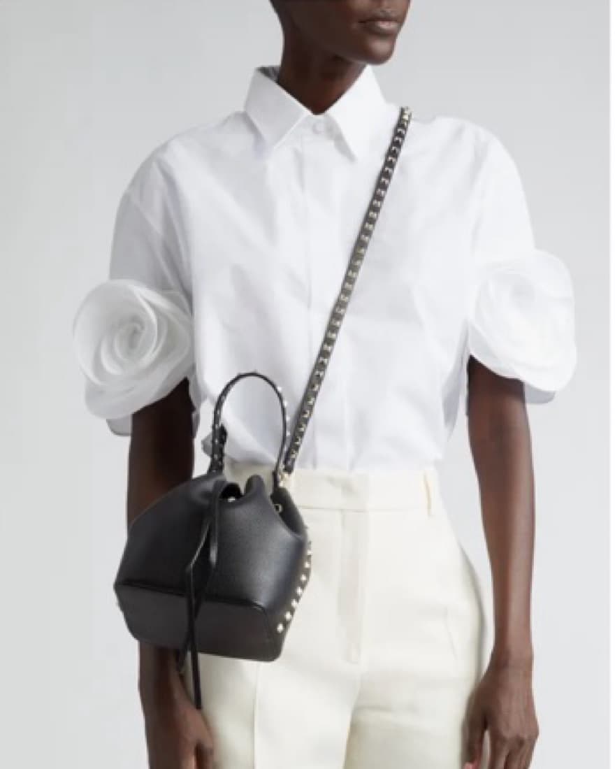 Valentino Leather Bucket Bag  - Image 2