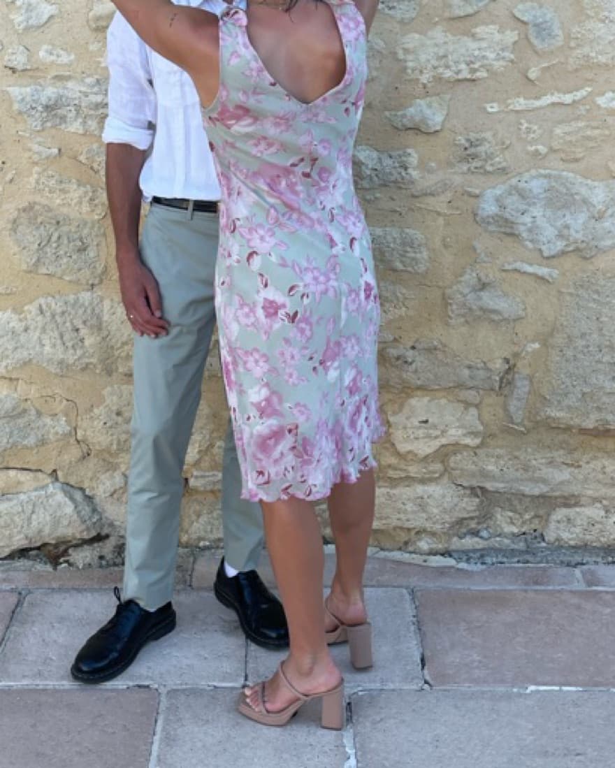 vintage floral dress  - Image 2