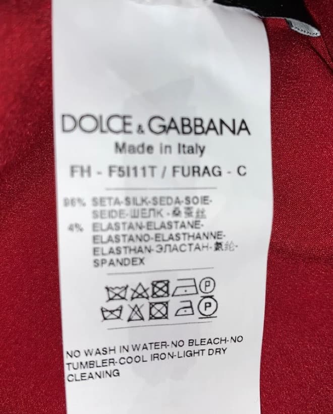 nwt DOLCE & GABBANA size 44 silk blouse - Image 3