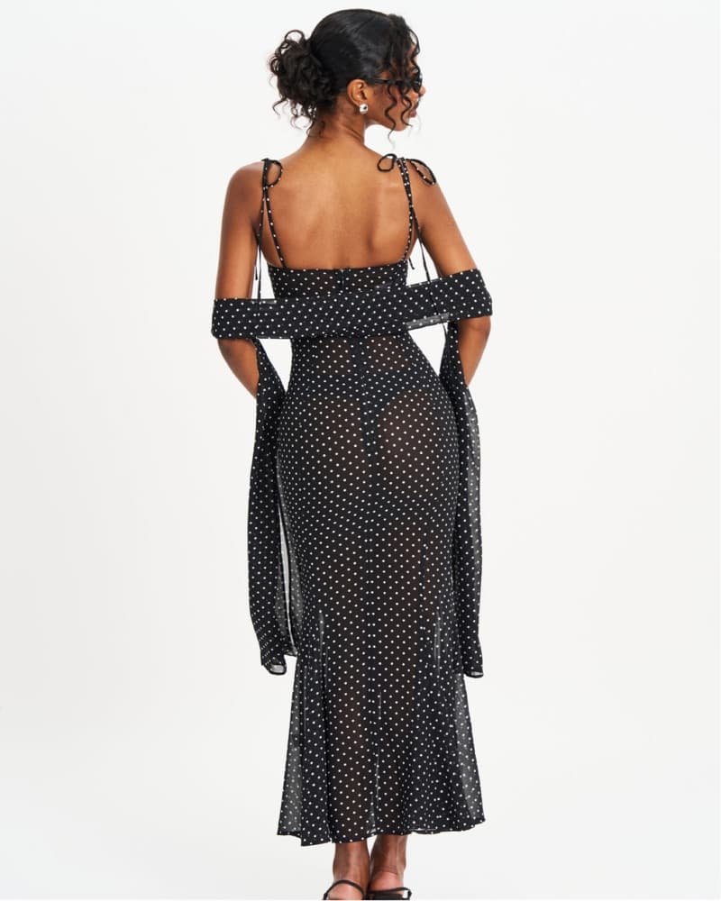Miss Circle Polka Dot Mermaid Dress - Image 5