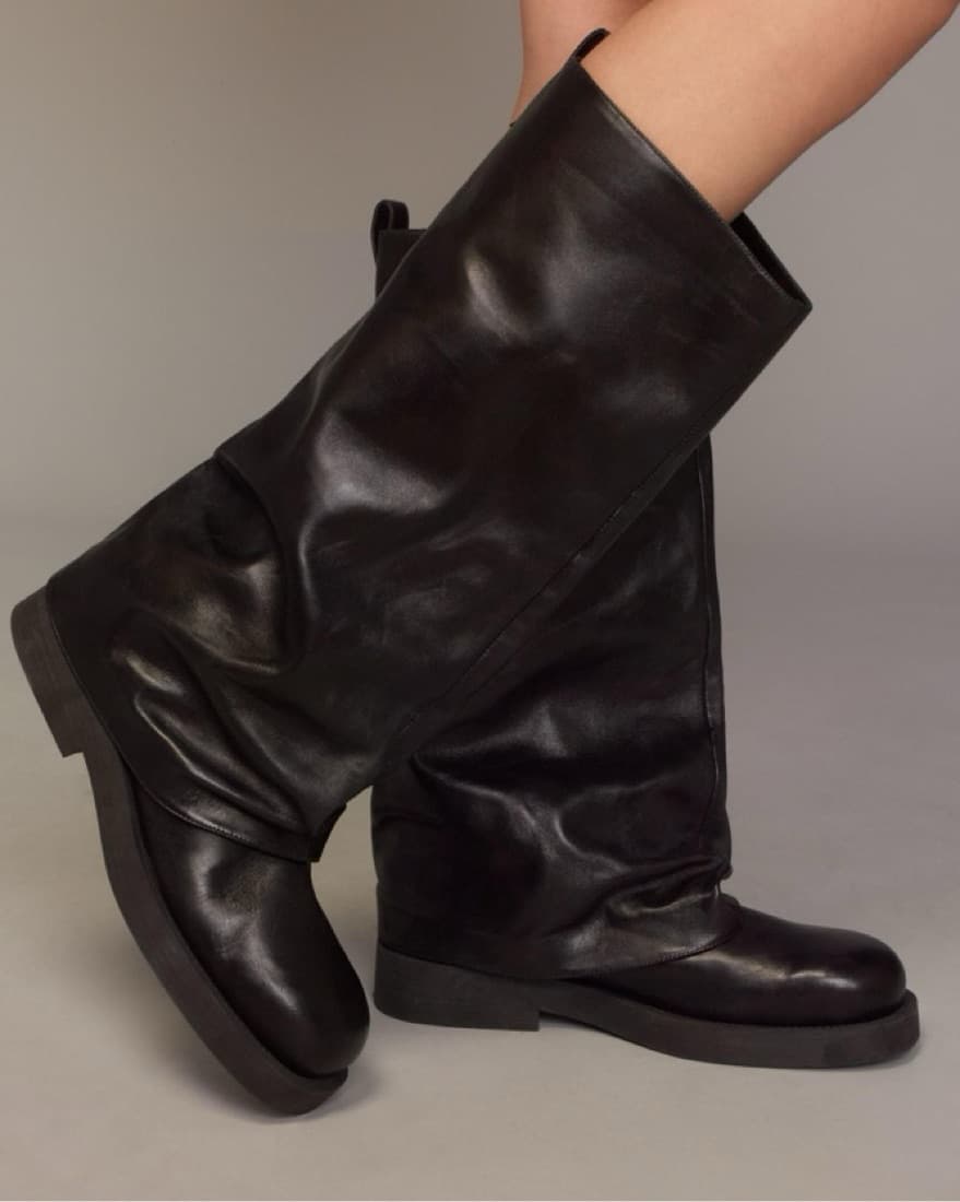 Schutz Black Boots - Image 1