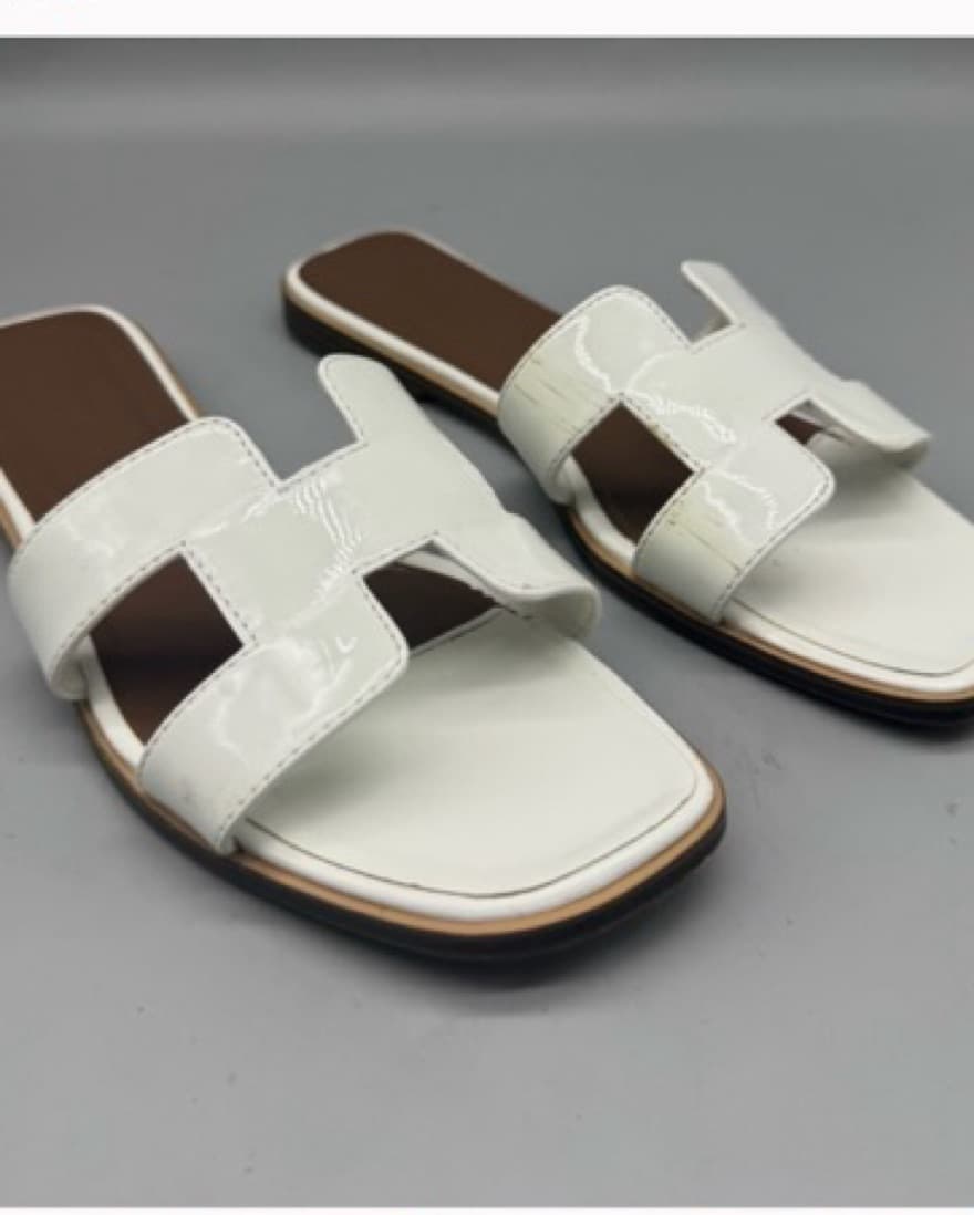 White Oran Sandals - Image 2