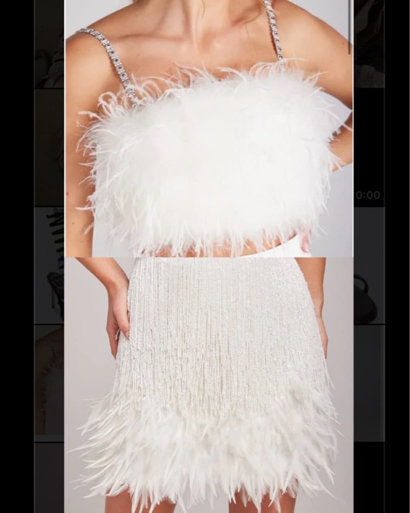 Nadine Merabi Feather Set - Image 4