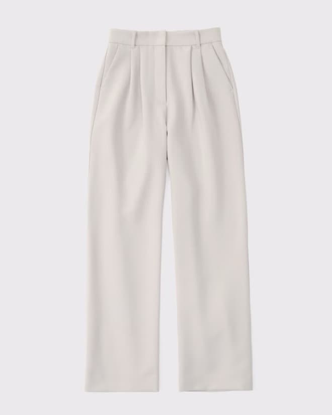 A&F Sloane Pant in Light Taupe - Image 4