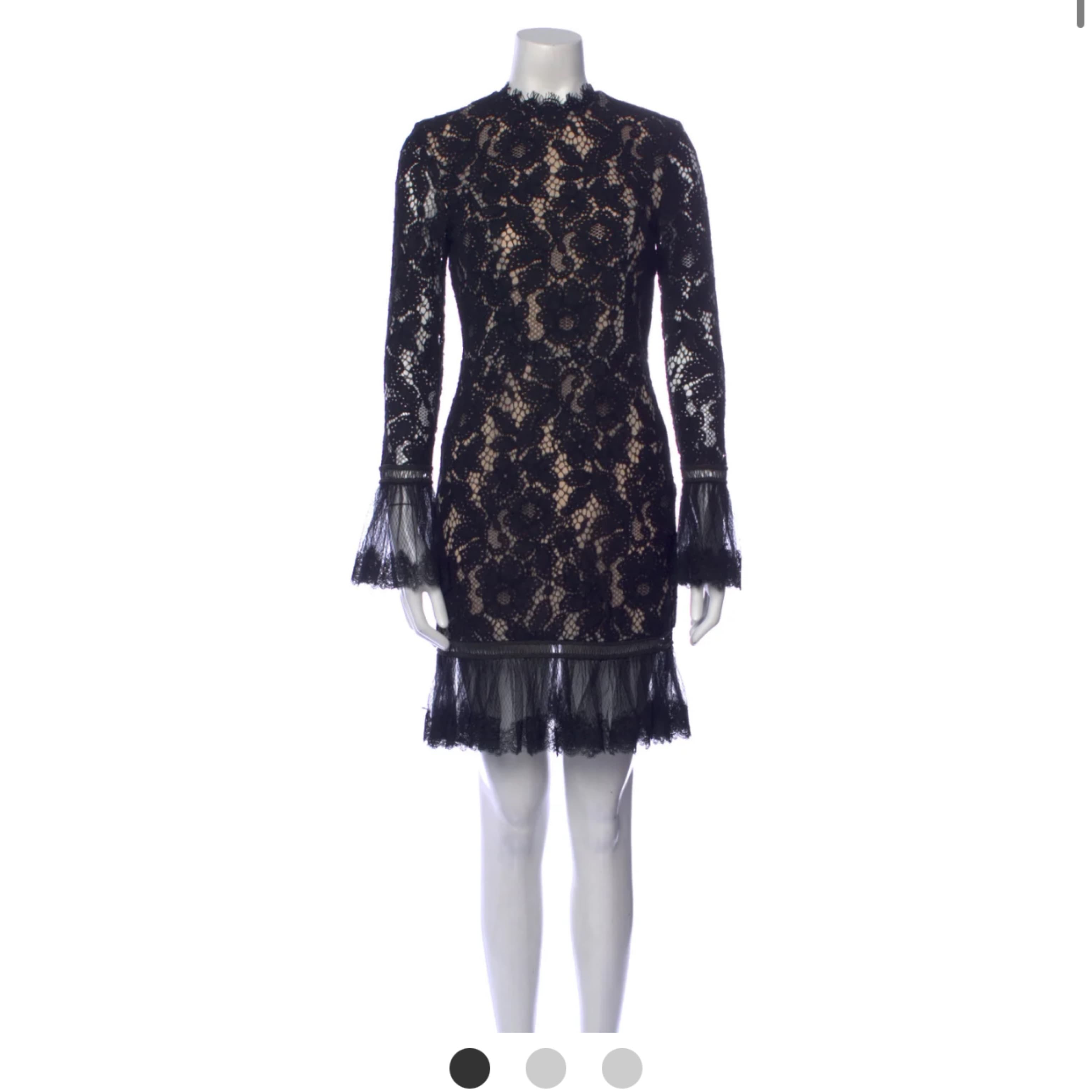 Alexis Black Lace Dress   - Image 4