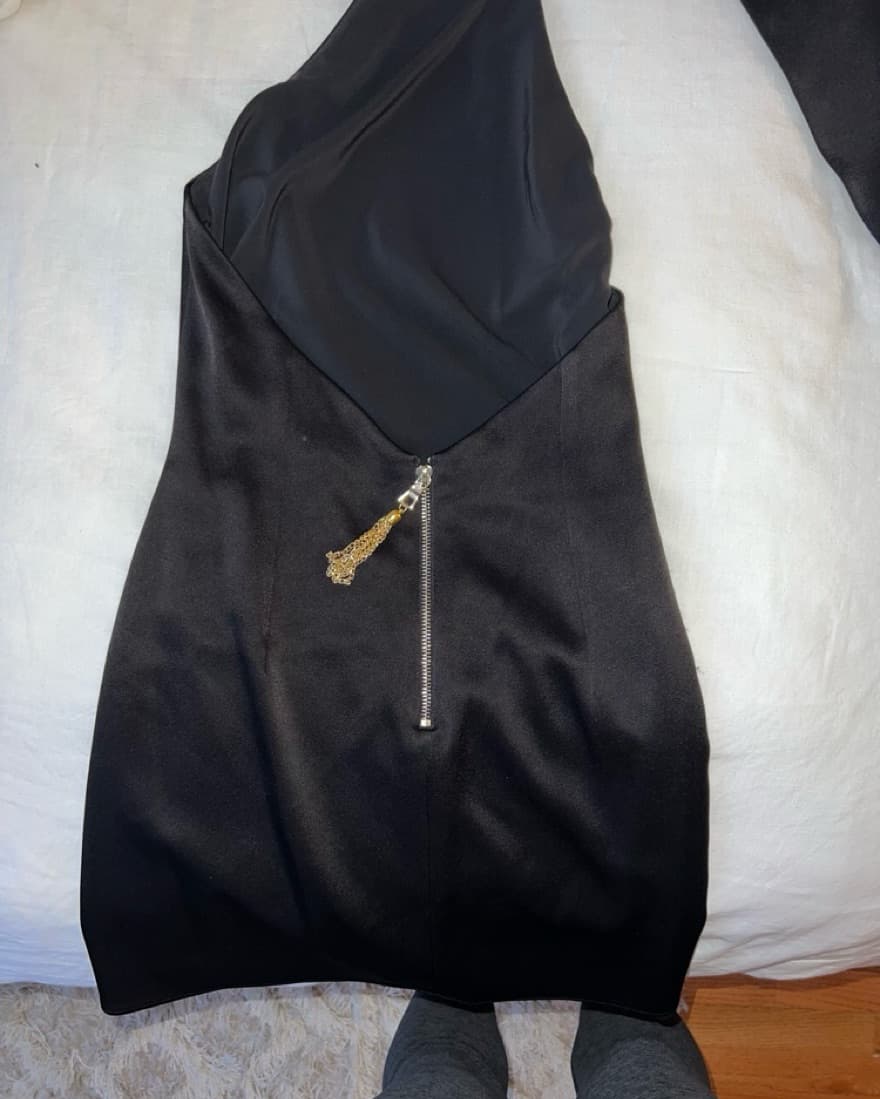 Alice & Olivia Kai Mini Backless Dress - Image 3
