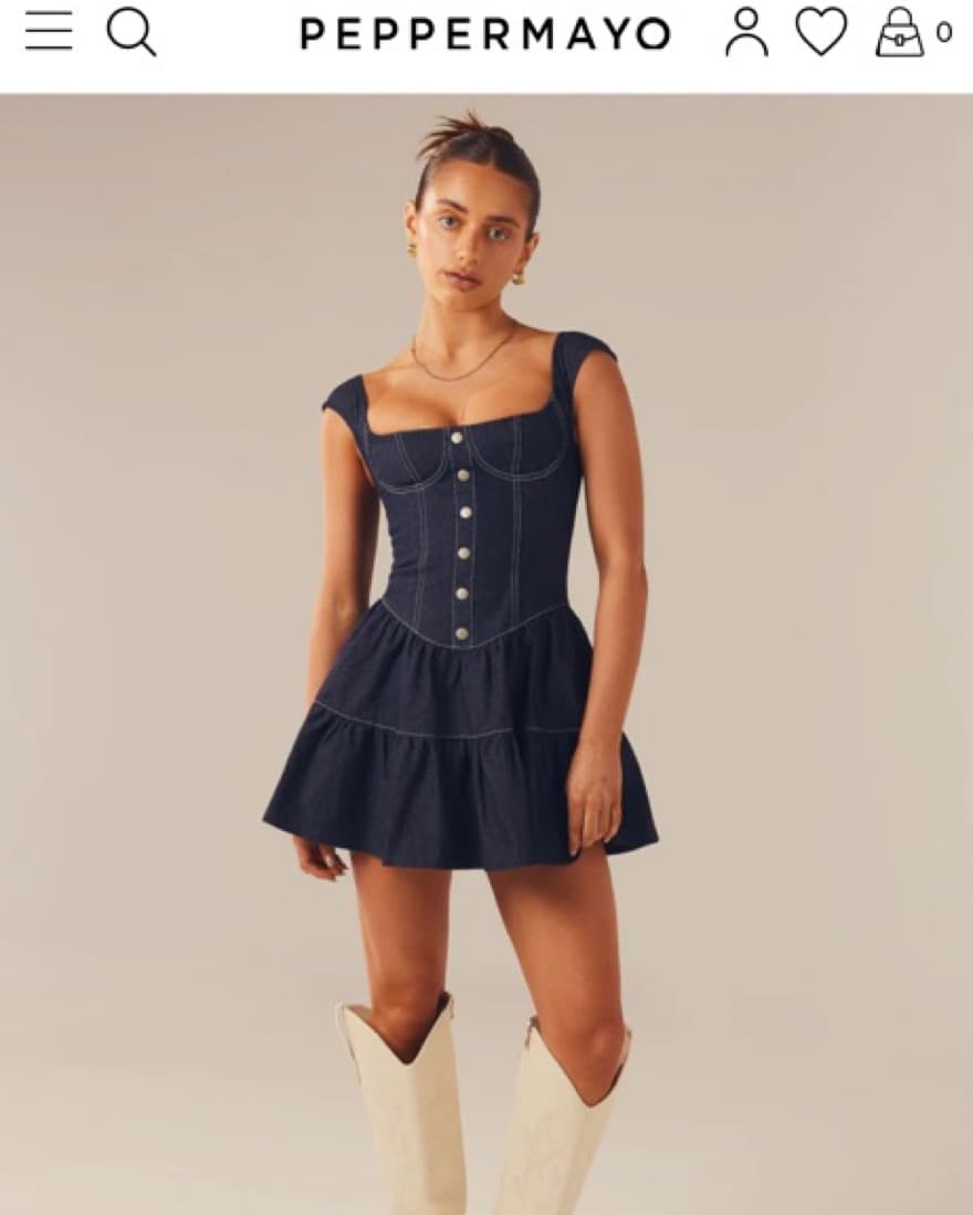 Peppermayo Denim Dress - Image 2