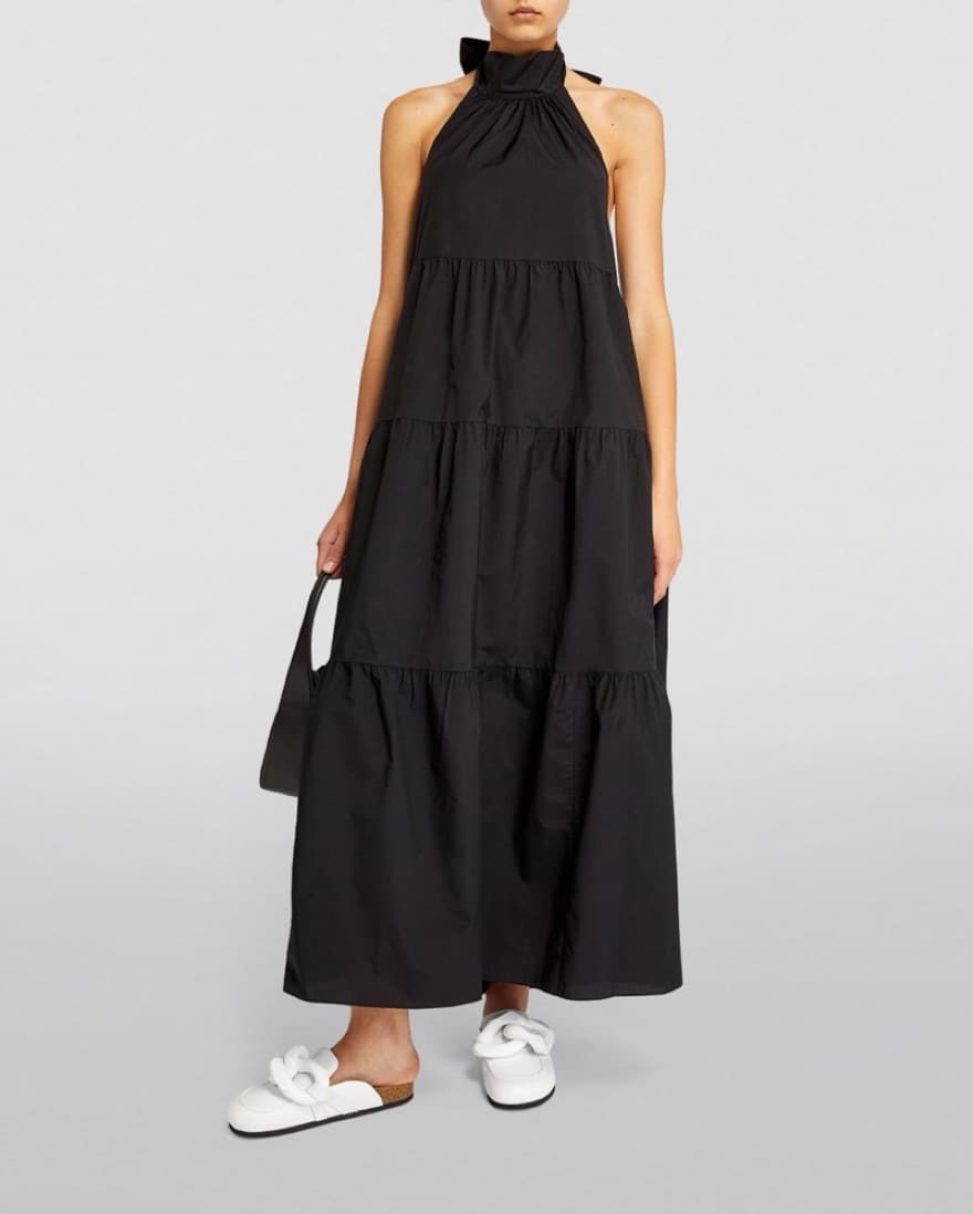 Black Theory High-Neck Gown - Image 5