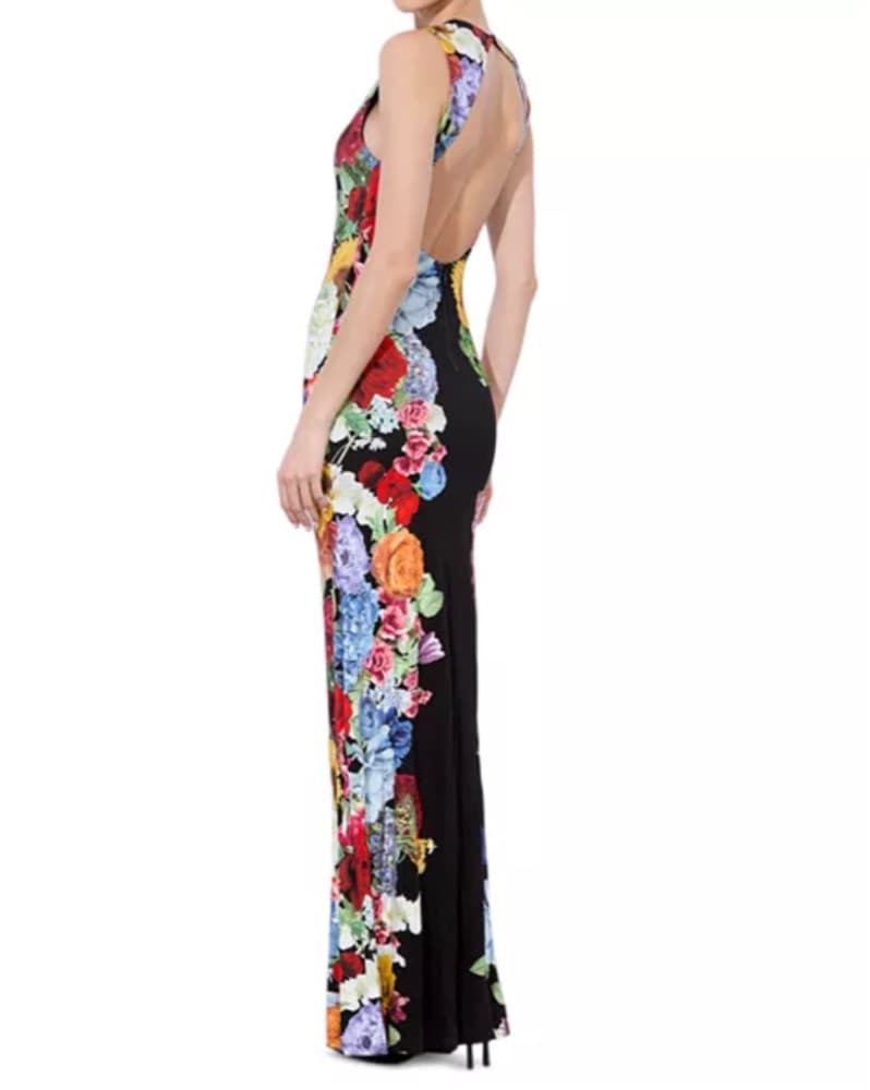 Alice + Olivia Delora Open Back Dress - Image 3