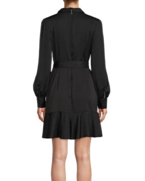 Karl Lagerfeld Black Wrap Dress (NWT) a - Image 6