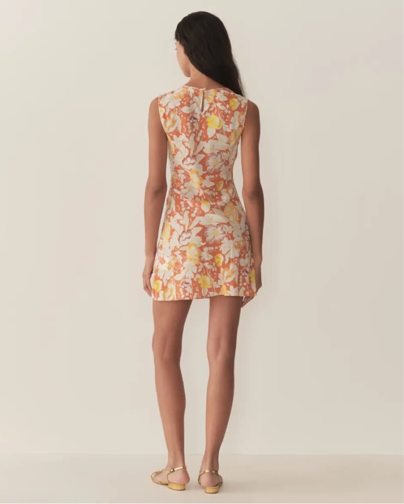 DOEN ALAMERE DRESS -- SIENNA ANEMONE BLO - Image 4