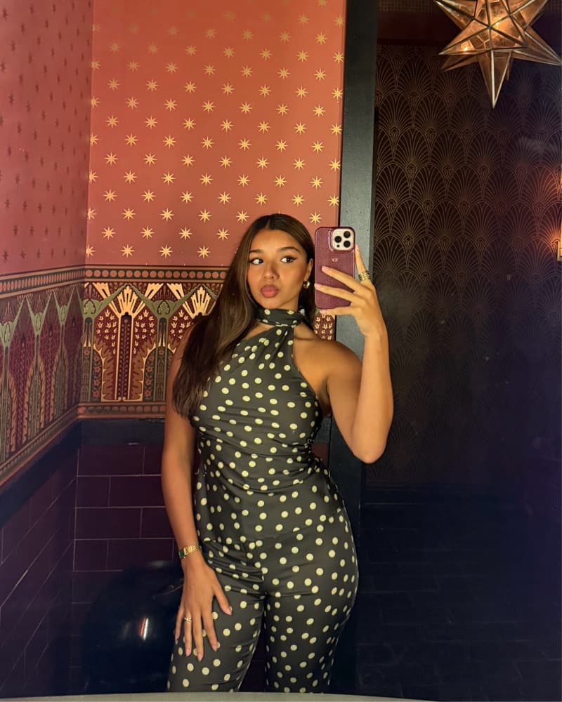 Satin Polka Dot Set - Image 1