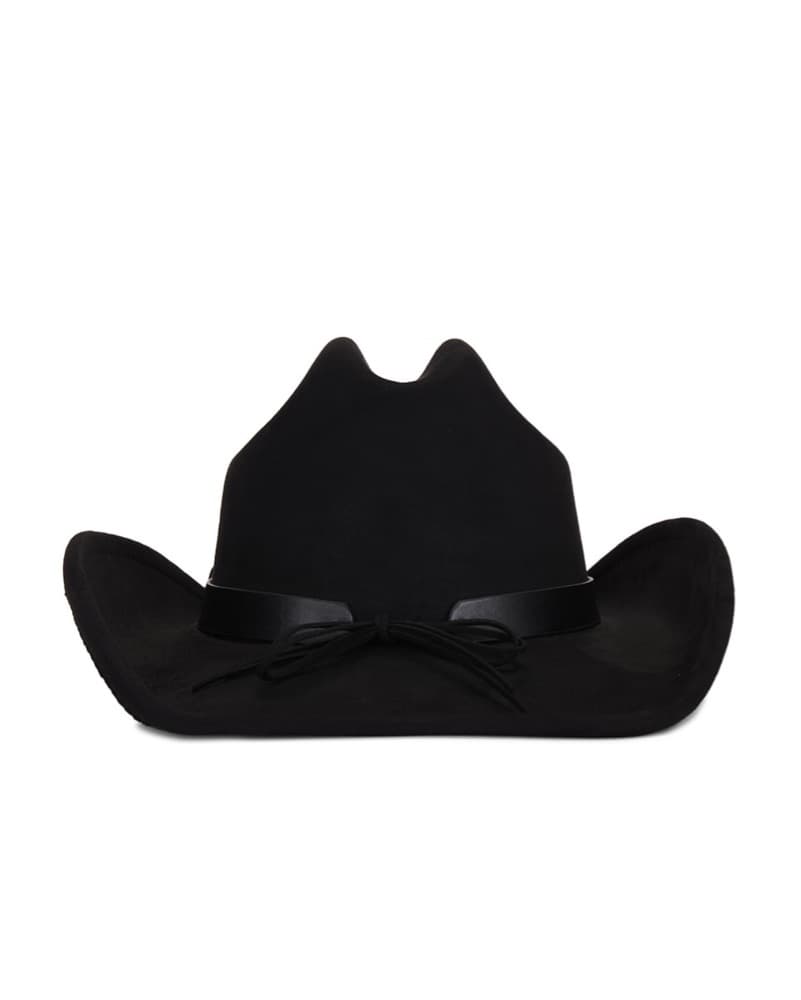 Faux Suede Cowboy Hat - Image 2