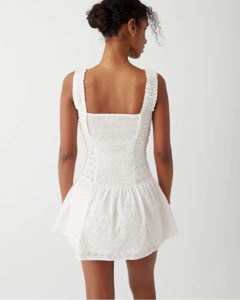 White Frankies Bikinis Mini Dress - Image 3