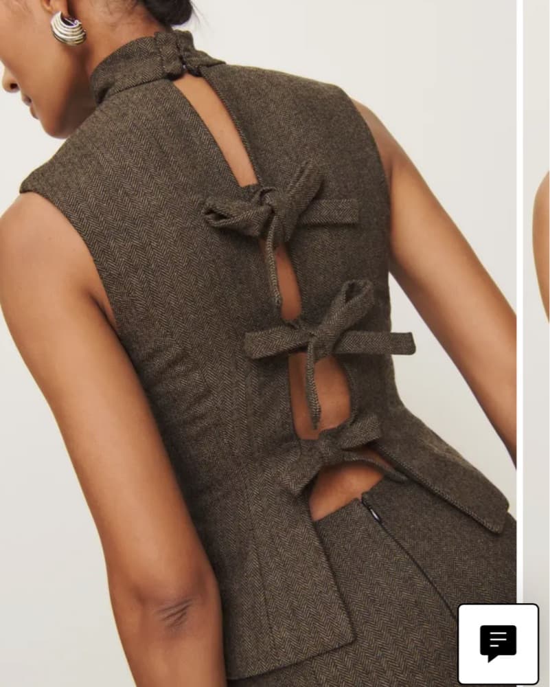 Reformation Sutton Mock Neck Top - Image 3