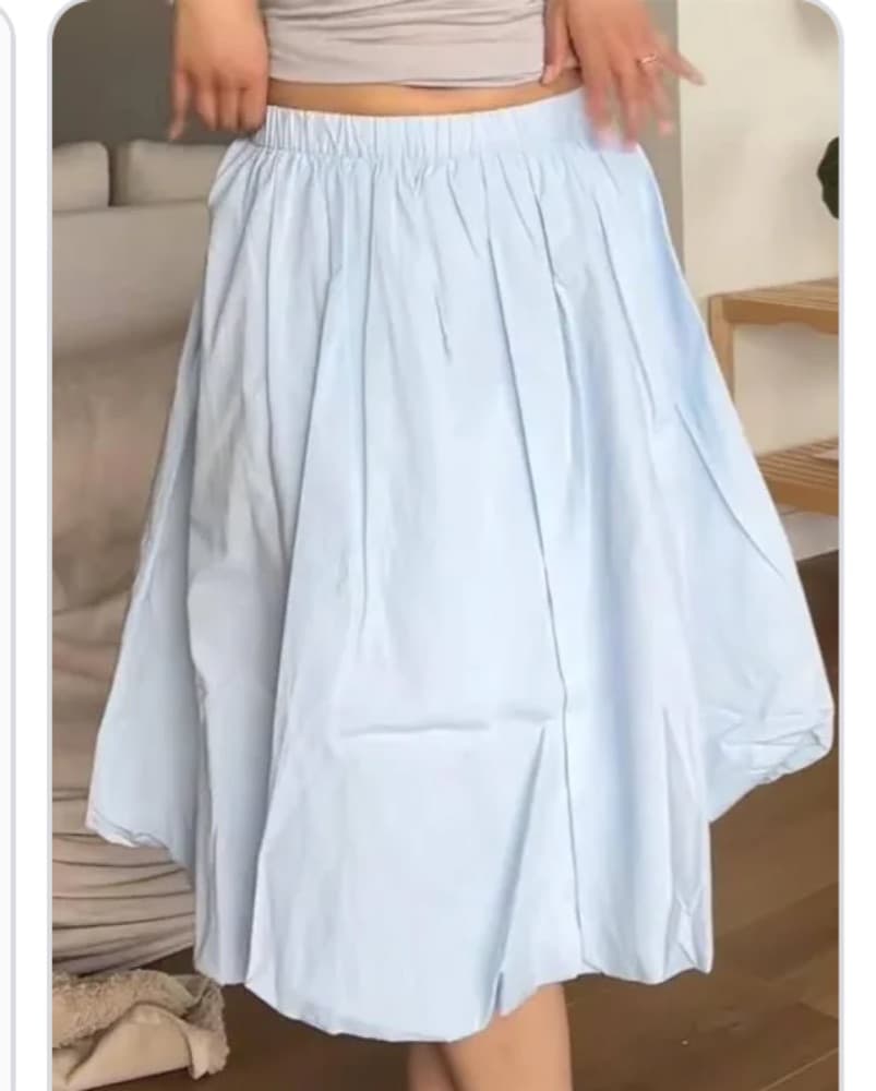Aritzia Baby Blue Bubble Skirt - Image 1