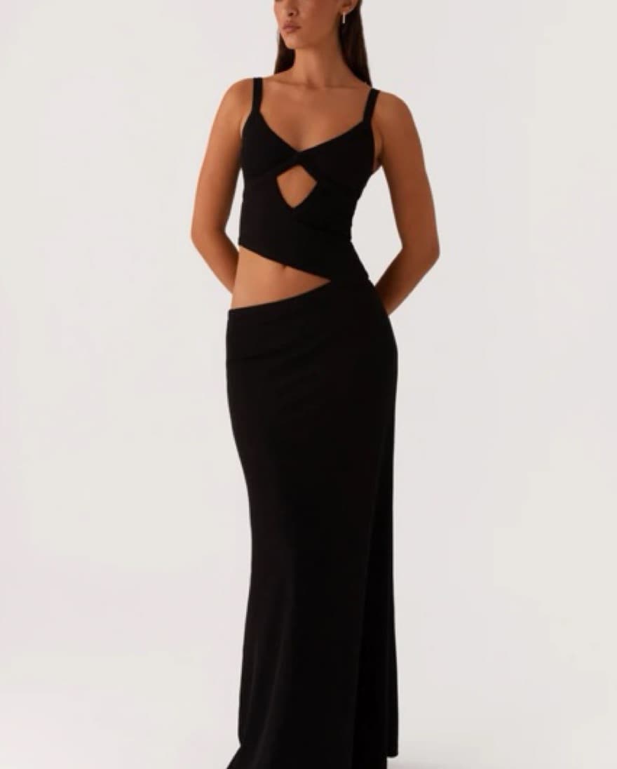 Black Maxi Dress - Image 1