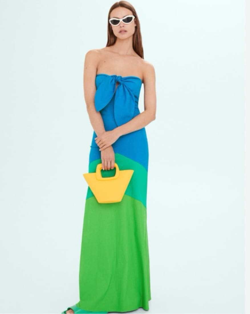 Simon Miller X Mango Colorblock Dress - Image 1