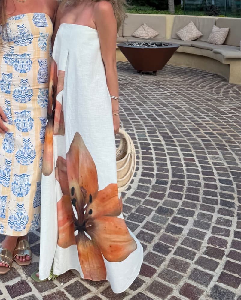 Signifcant Other Linen Maxi Dress - Image 1