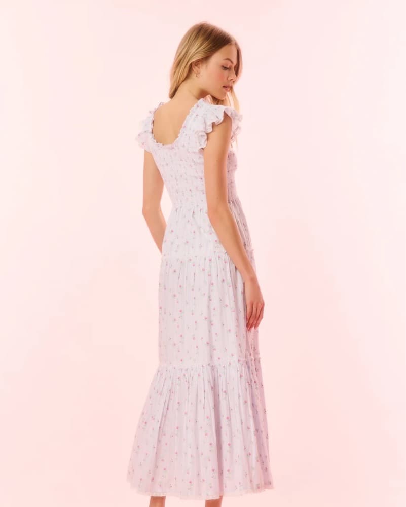 LoveShackFancy Chessie Floral Maxi Dress - Image 3