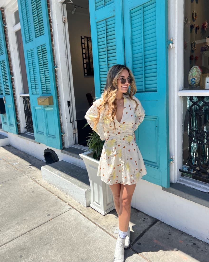 Free people long sleeve sun dress - Image 2