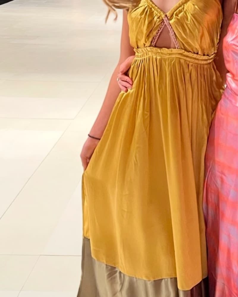 Anthropologie Silk Dress - Image 2