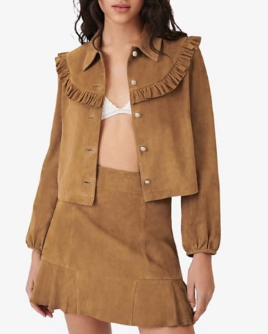 Maje suede bendrie jacket - Image 1