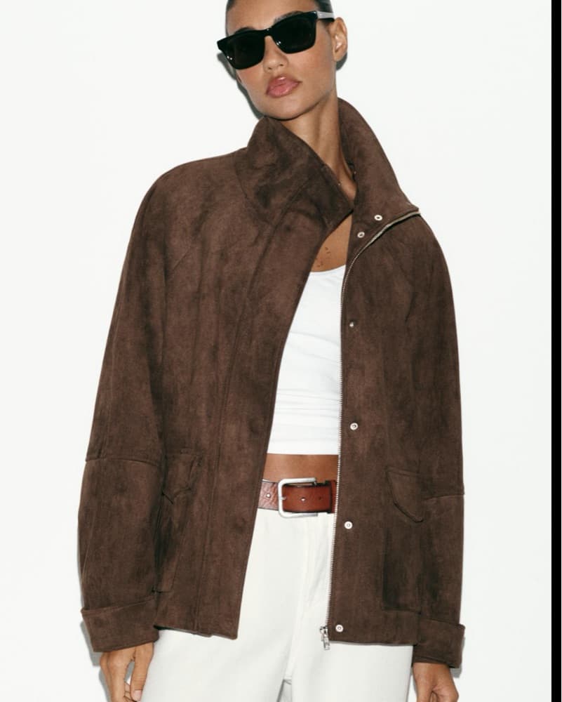 faux suede jacket  - Image 1
