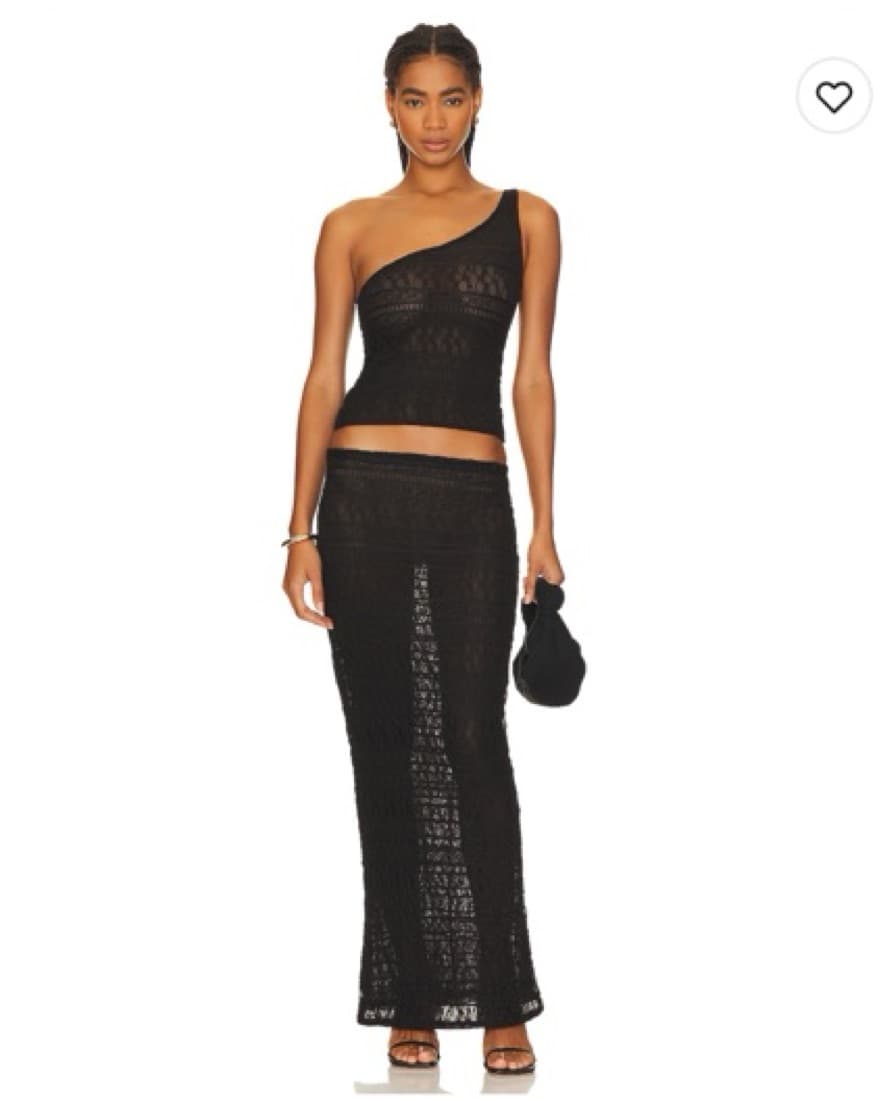 Buci Black Lace Two Peice Set - Image 1