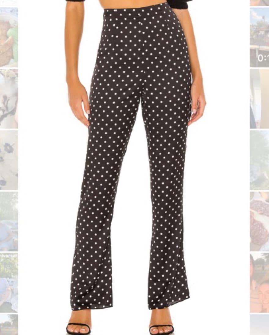 L’academie Satin Polka Dot Pants - Image 1
