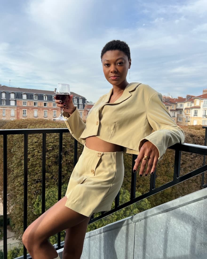 Cropped Blazer and Skort  - Image 1