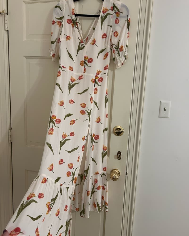 Reformation Floral Print Dress - Image 4