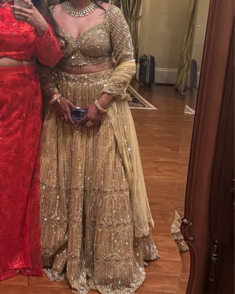 Golden Lehnga - Image 3