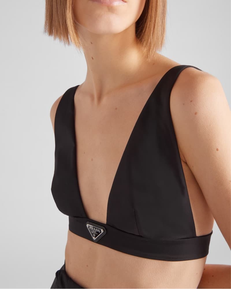 Sleek Prada Plunge Bralette - Image 2