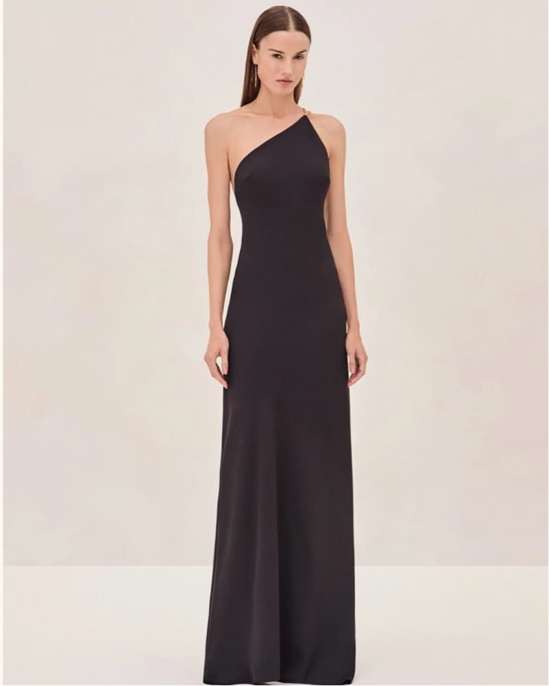 Alexis Tribeca Dress in Black - Image 1