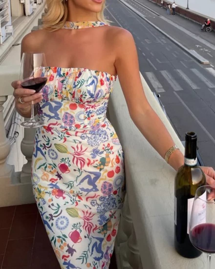 Revolve VITTORIA MAXI DRESS IN BUONGIORN - Image 1